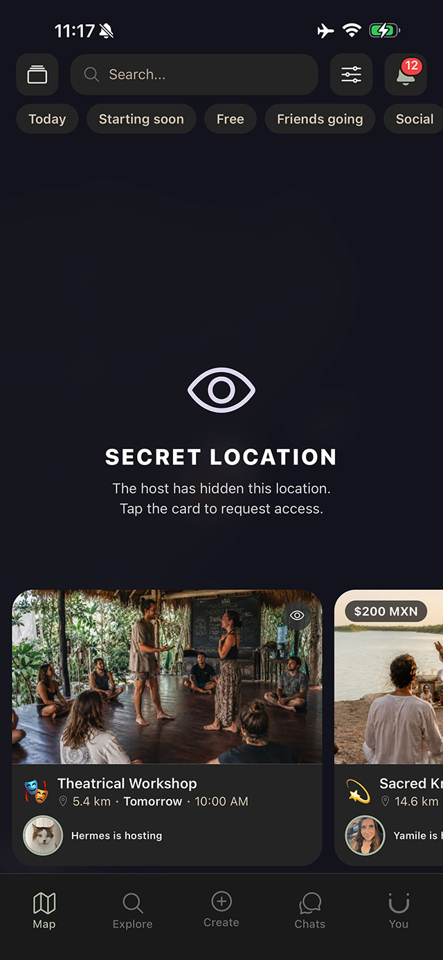 Discover happenings